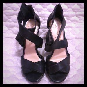 Jessica Simpson Black Wedge